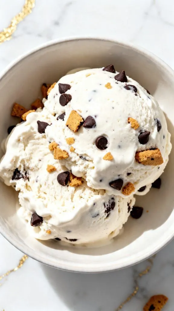 Chocolate Chip Cookie Frozen Yogurt