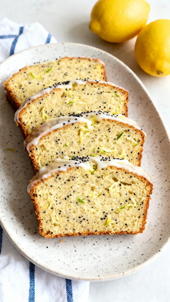 Lemon Poppy Seed Zucchini Bread