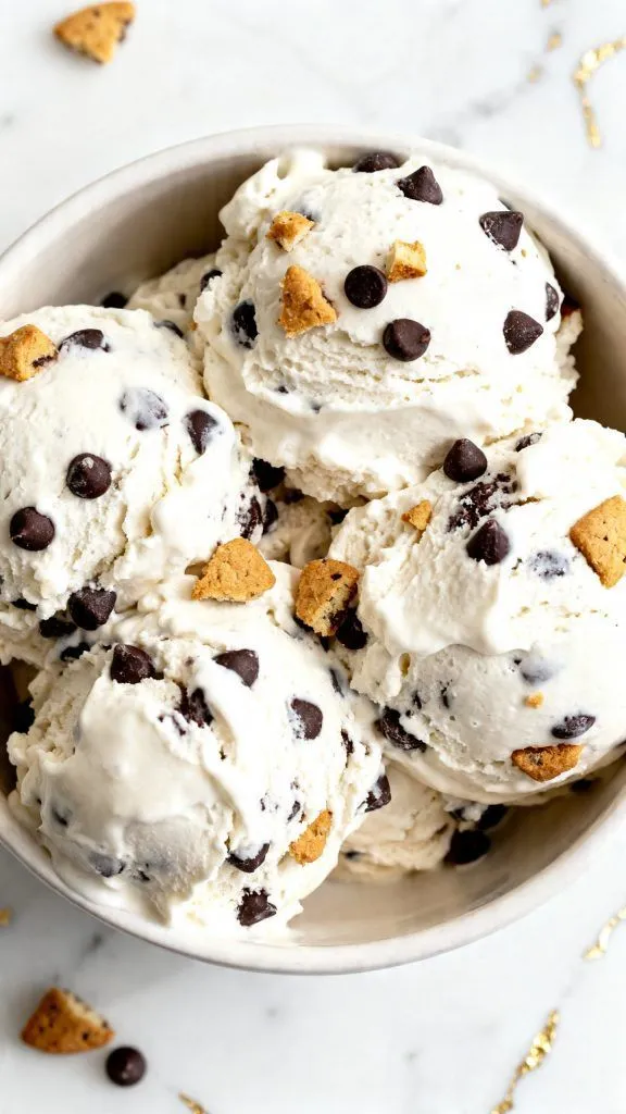 Chocolate Chip Cookie Frozen Yogurt