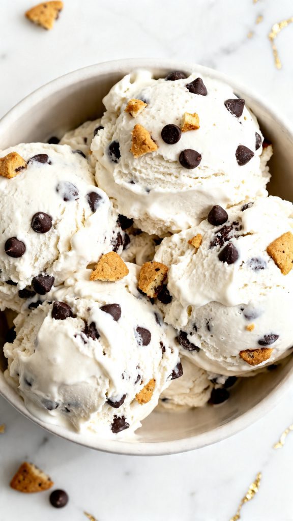 Chocolate Chip Cookie Frozen Yogurt