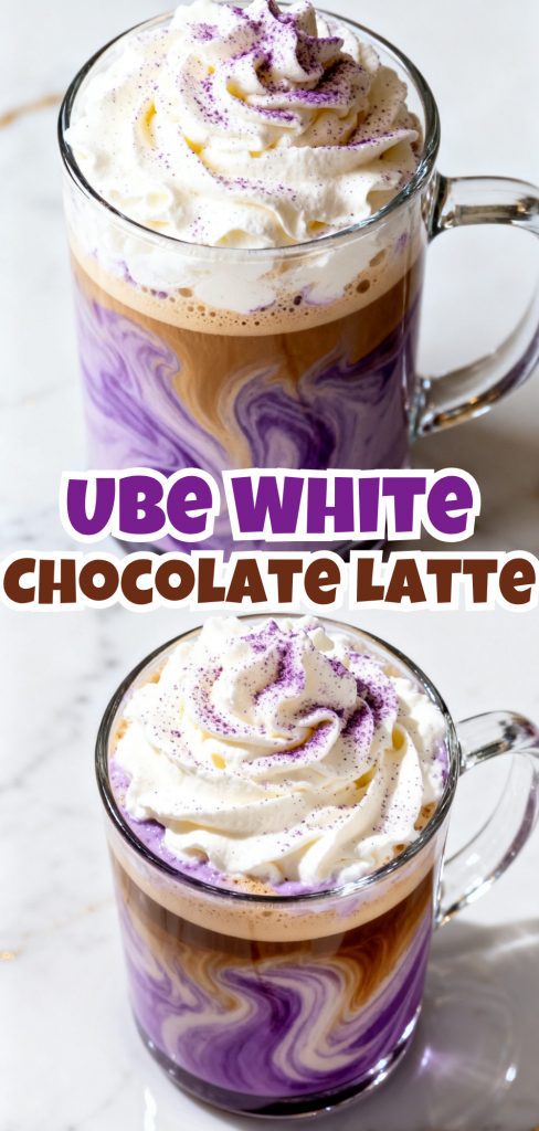 Ube White Chocolate Latte