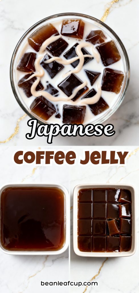 Japanese coffee jelly