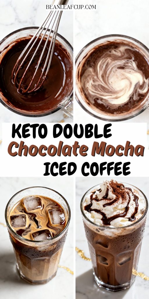 Keto Double Chocolate Mocha Iced Coffee