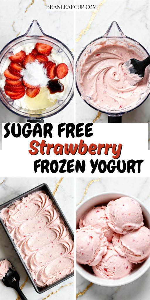 Sugar Free Strawberry Frozen Yogurt