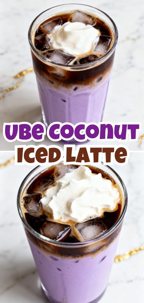Ube Coconut Iced Latte