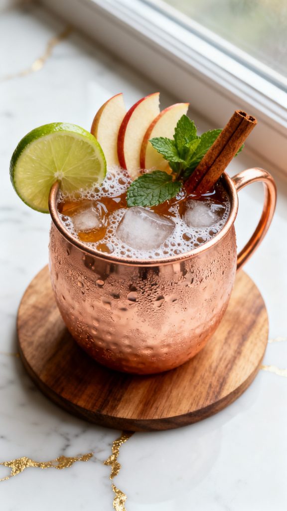 Bourbon Apple Cider Mule