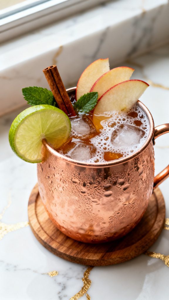 Bourbon Apple Cider Mule
