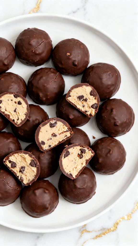 Cookie Dough Frozen Yogurt Bites