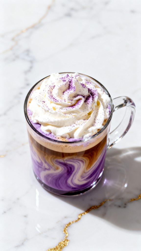 Ube White Chocolate Latte