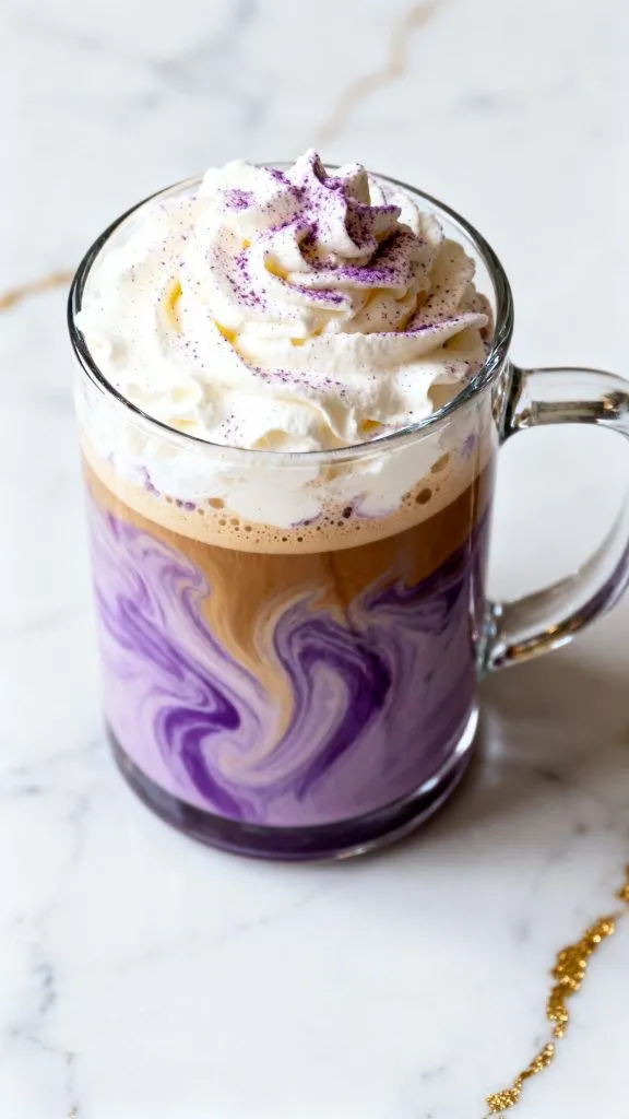 Ube White Chocolate Latte