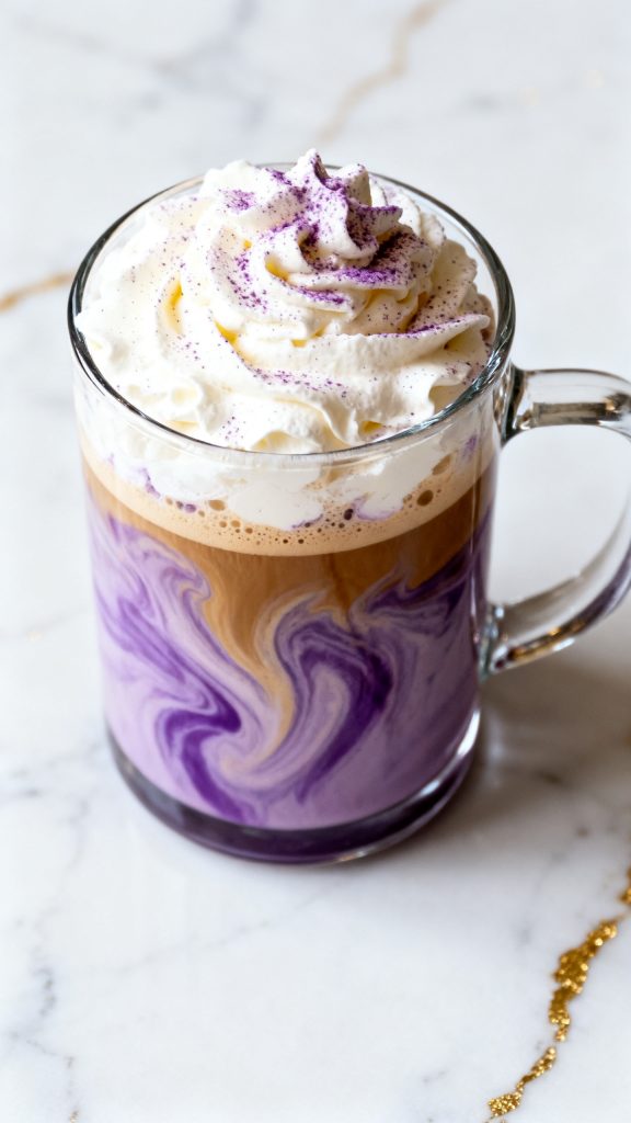 Ube White Chocolate Latte