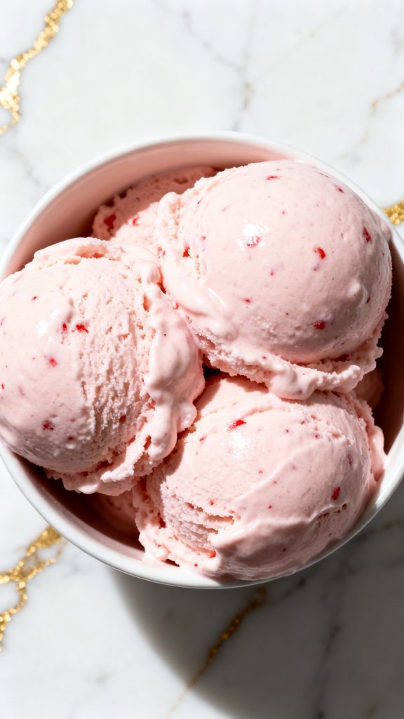 Sugar Free Strawberry Frozen Yogurt