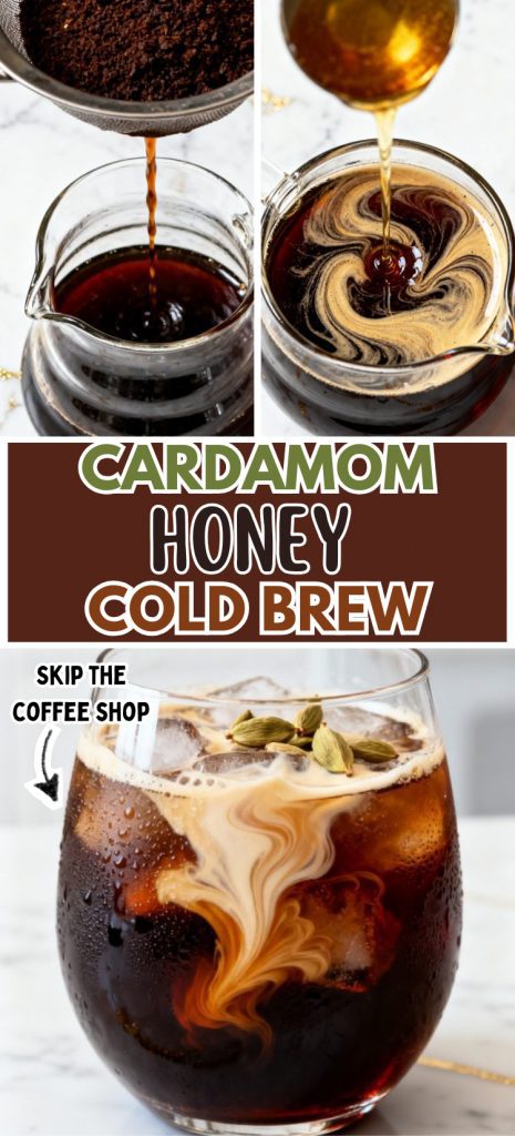 Cardamom Honey Cold Brew