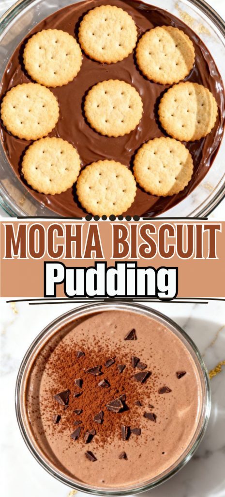 Mocha Biscuit Pudding