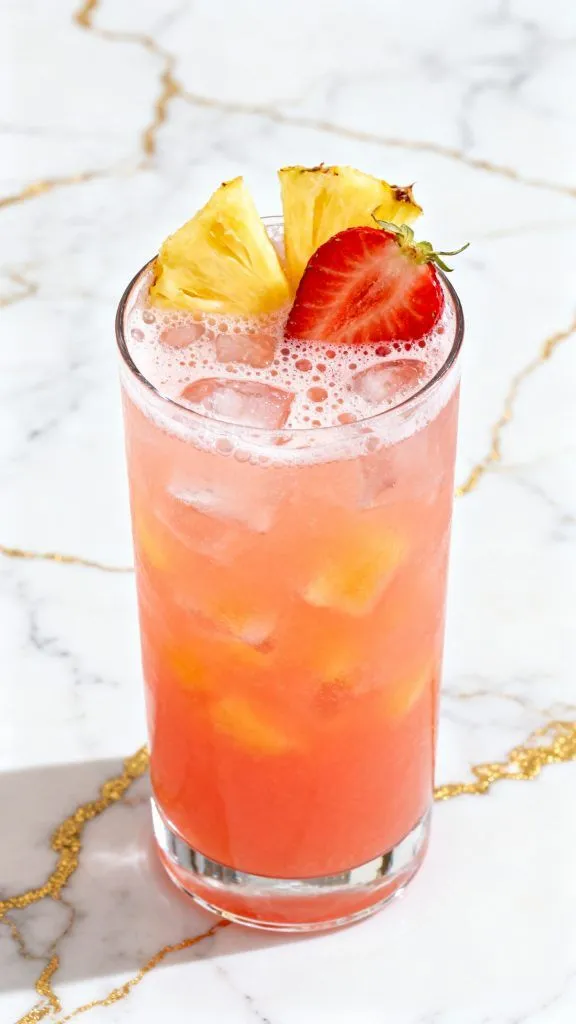 Pineapple Vodka Strawberry Lemonade