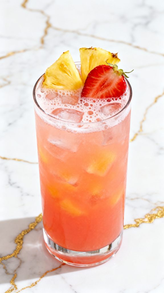Pineapple Vodka Strawberry Lemonade