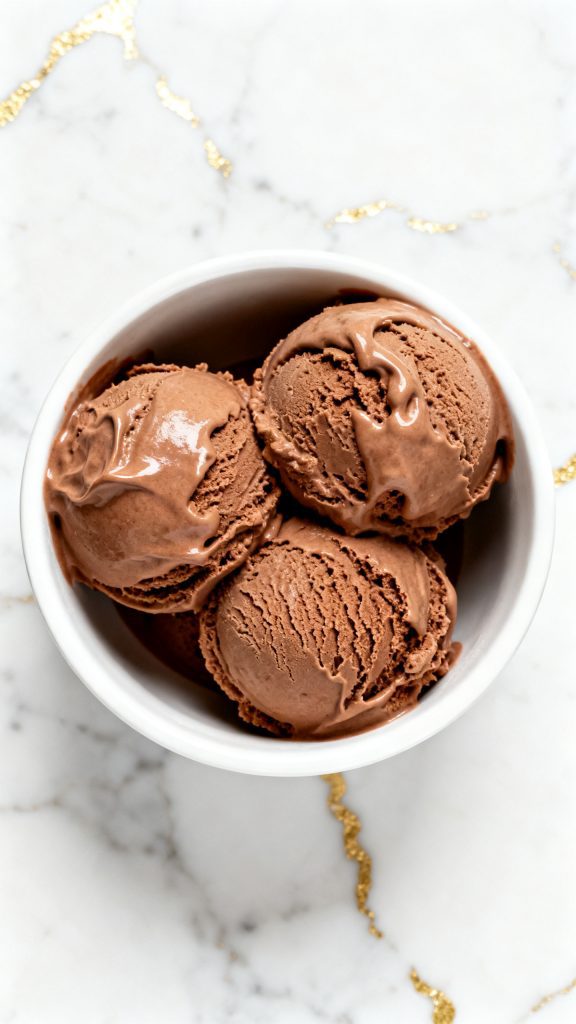 High Protein Ninja Creami Nutella Ice Cream