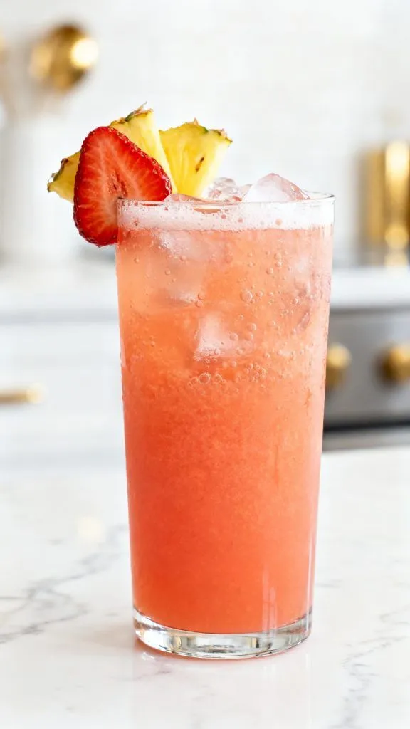 Pineapple Vodka Strawberry Lemonade