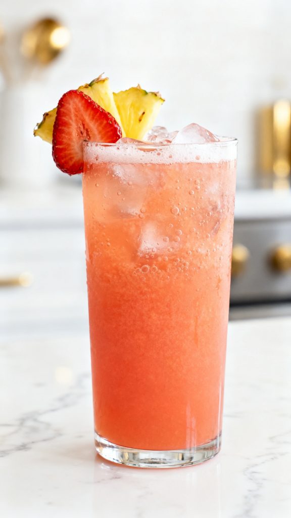 Pineapple Vodka Strawberry Lemonade
