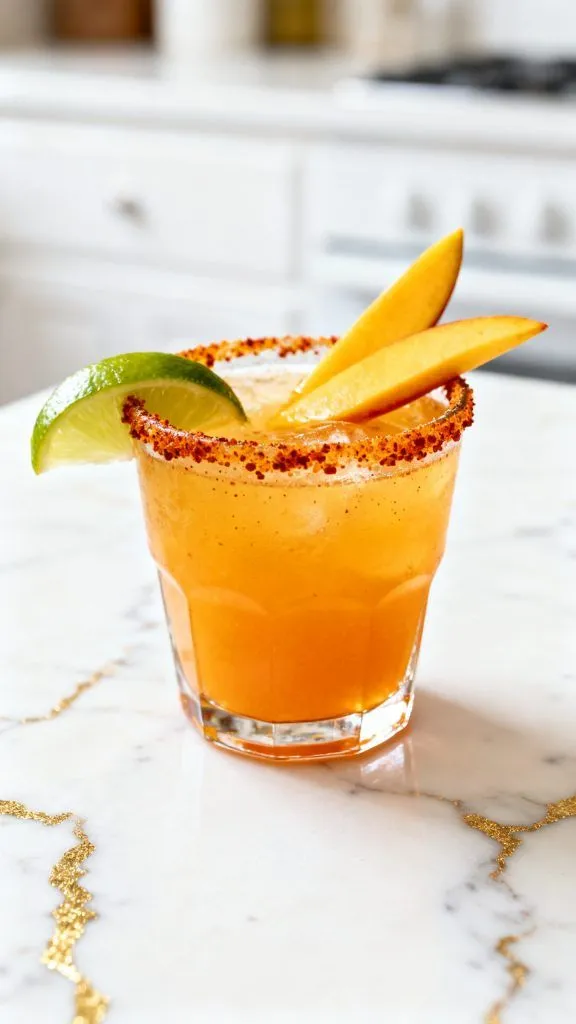 Hot Honey Spicy Mango Margarita