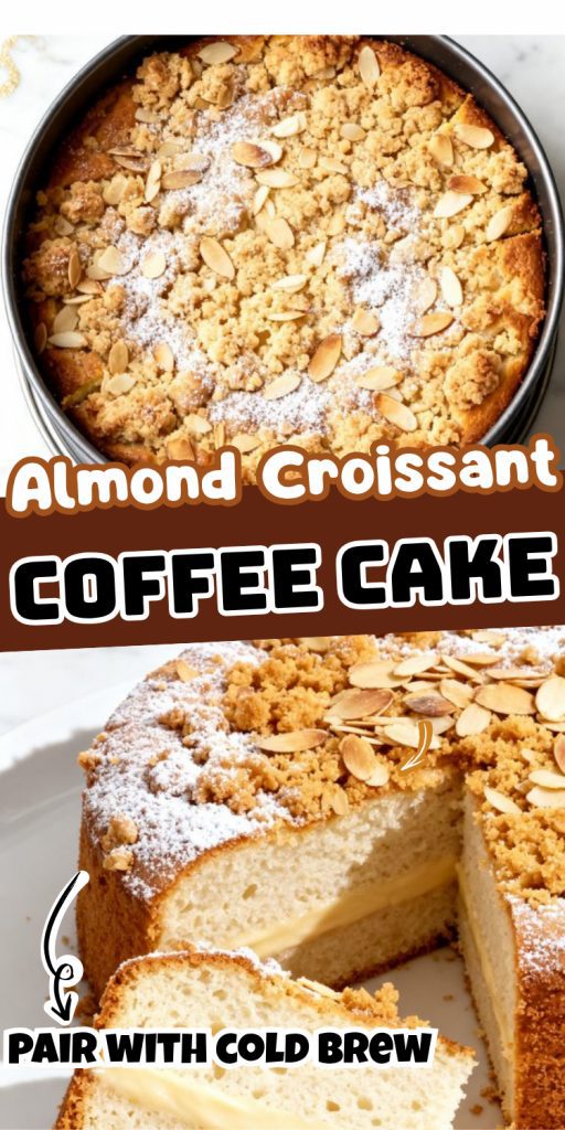 Almond Croissant Coffee Cake