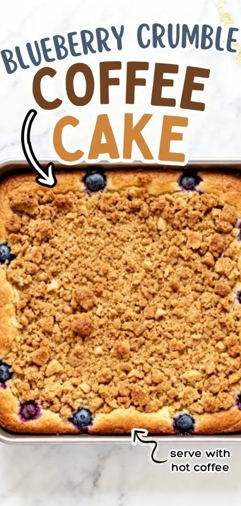 BLUEBERRY CRUMBLE OFFEE CAKE