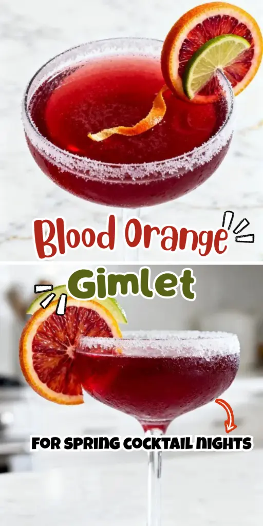 Blood Orange Gimlet