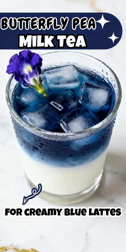 Butterfly Pea Milk Tea