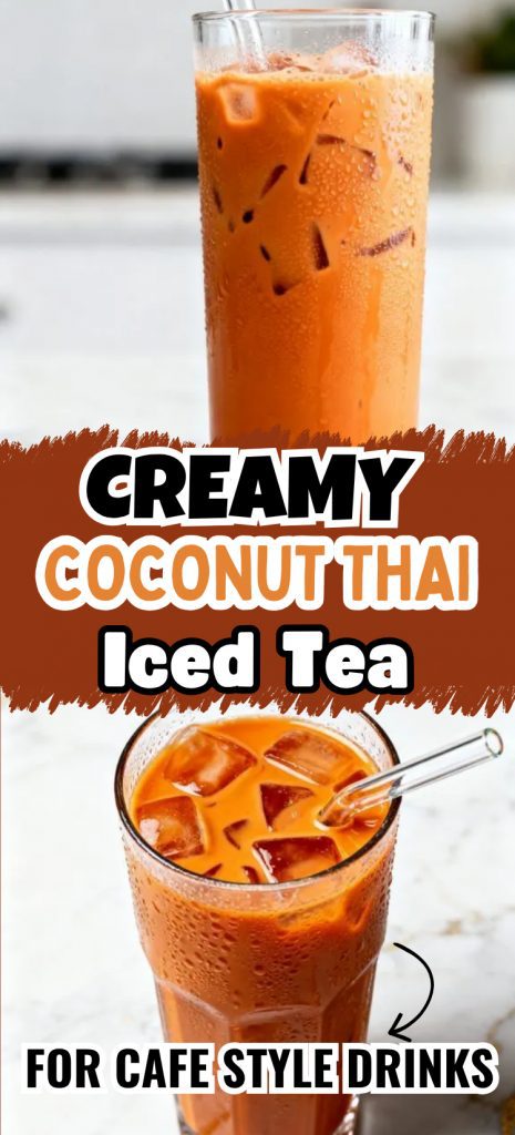 Creamy Coconut Thai Iced Tea