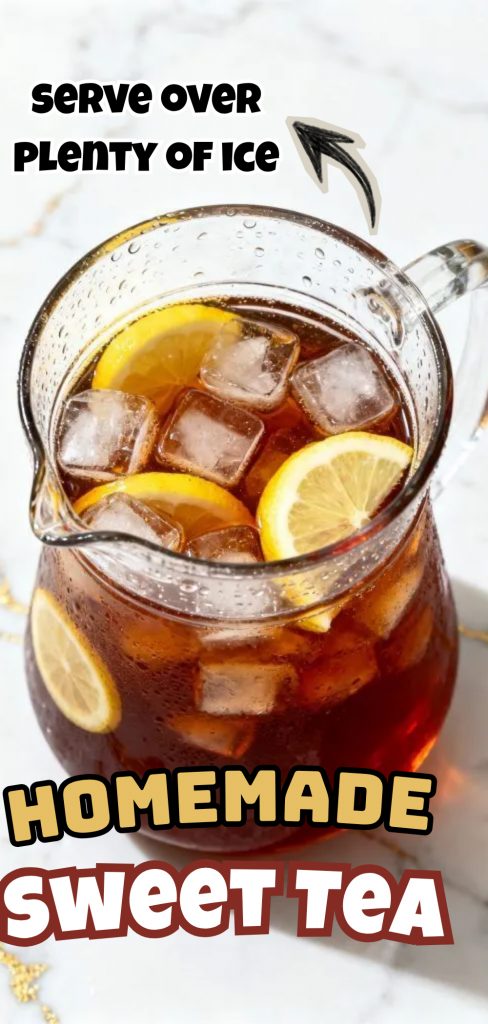 Homemade Sweet Tea (Gallon Recipe)