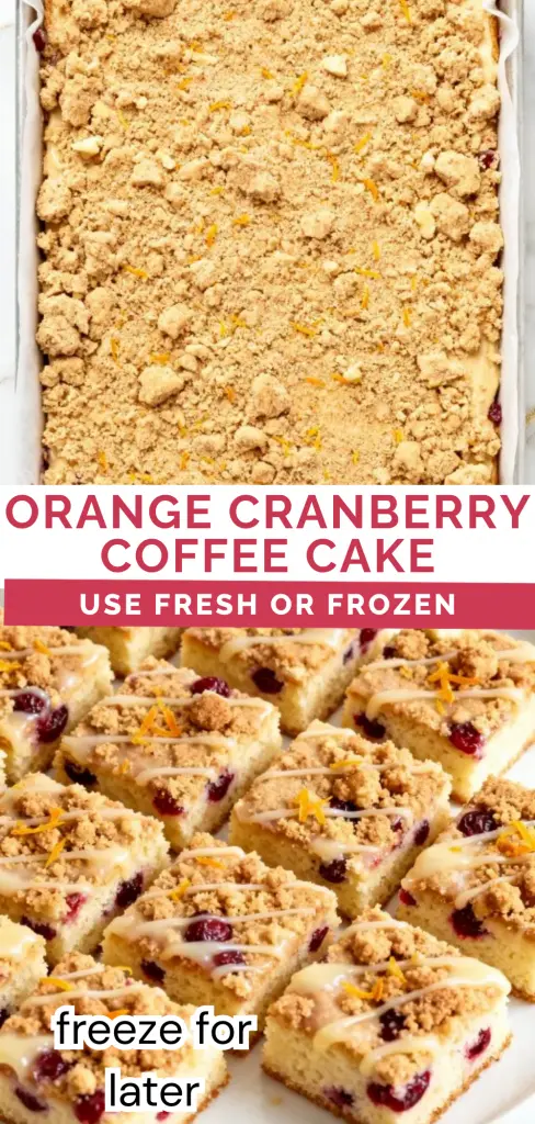 Orange Cranberry Coffee Cake