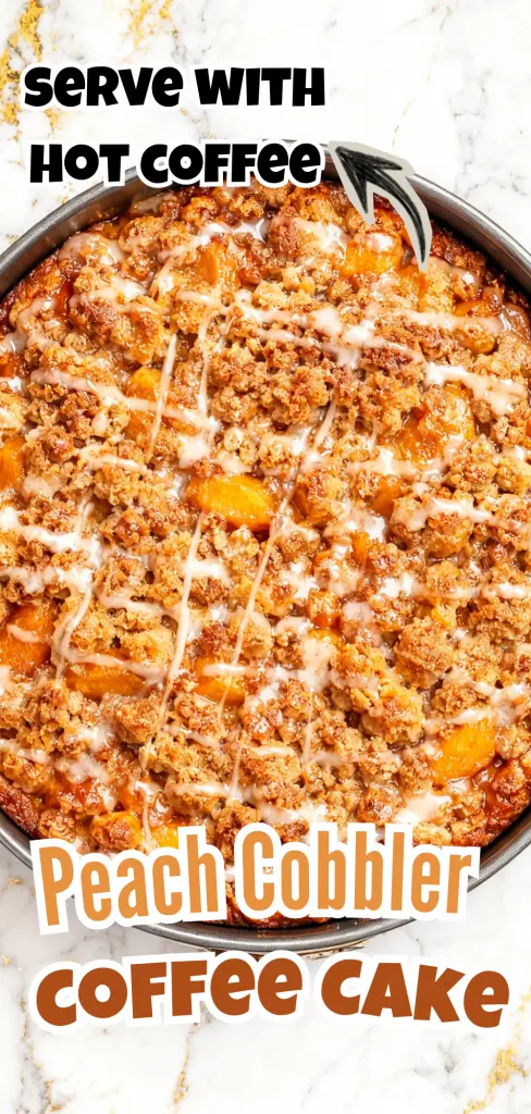 Peach Cobbler Coffee Cake