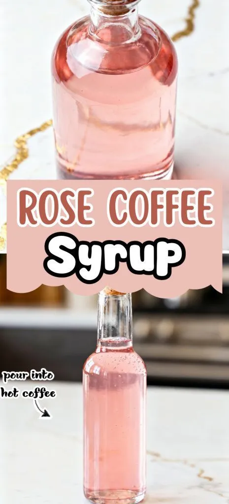 Rose Coffee Syrup