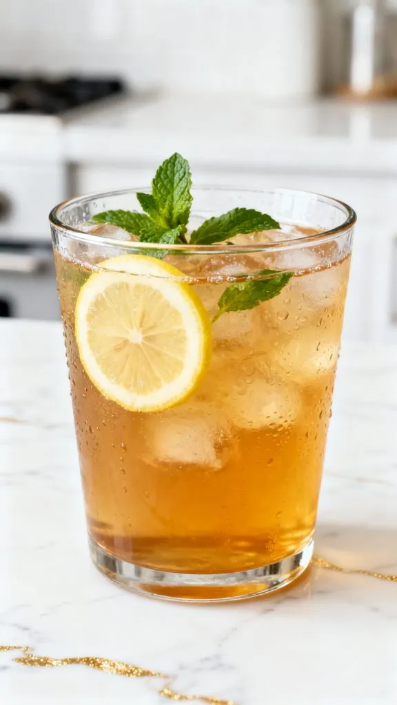 Lemon Ginger Iced Green Tea