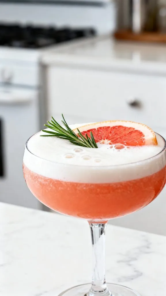 Grapefruit Rosemary Gin Sours