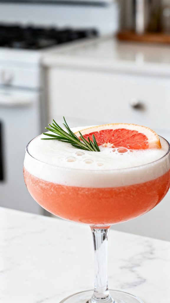 Grapefruit Rosemary Gin Sours