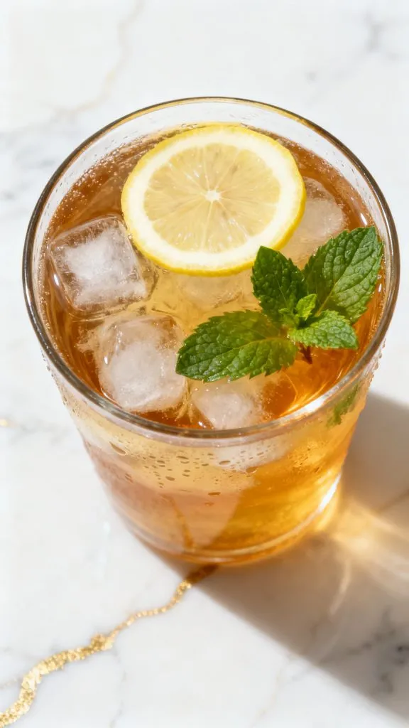 Lemon Ginger Iced Green Tea