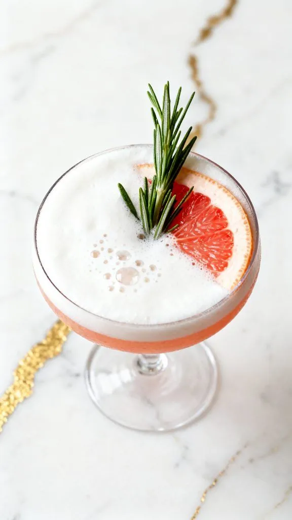 Grapefruit Rosemary Gin Sours