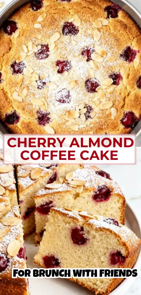 Cherry Almond Coffee Cake
