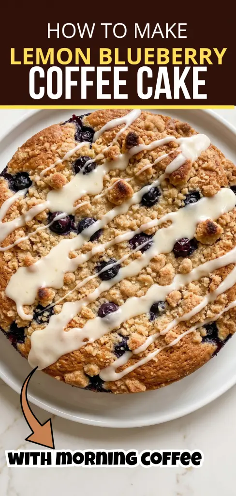 Lemon Blueberry Coffee Cake