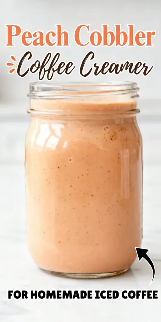Peach Cobbler Coffee Creamer