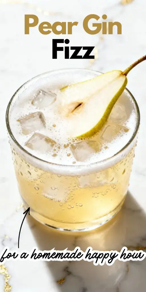Pear Gin Fizz