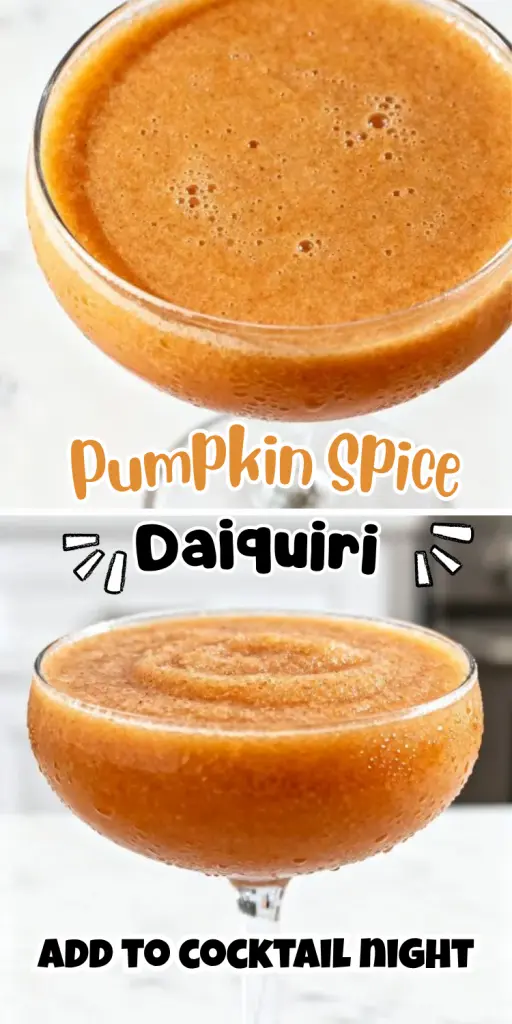 Pumpkin Spice Daiquiri