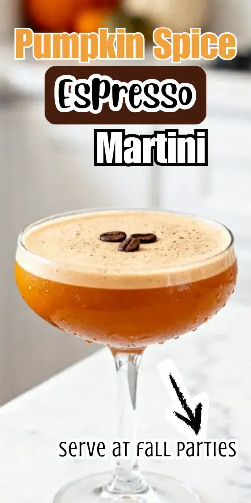 Pumpkin Spice Espresso Martini