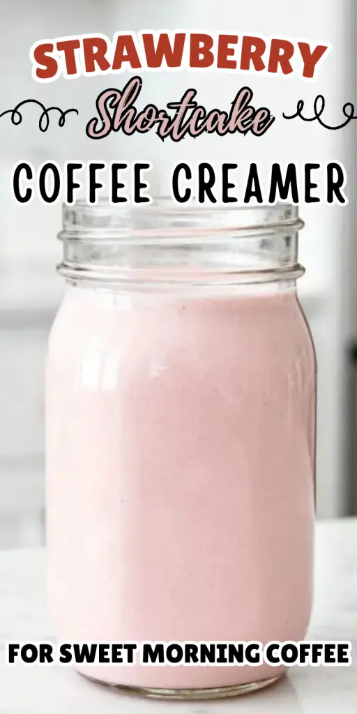 Strawberry Shortcake Coffee Creamer