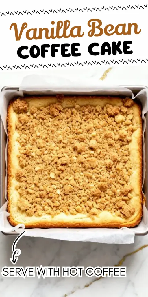 Vanilla Bean Coffee Cake