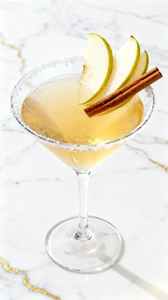 Cinnamon Pear Martini