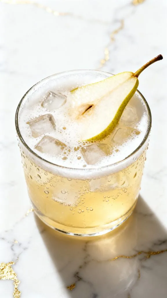 Pear Gin Fizz