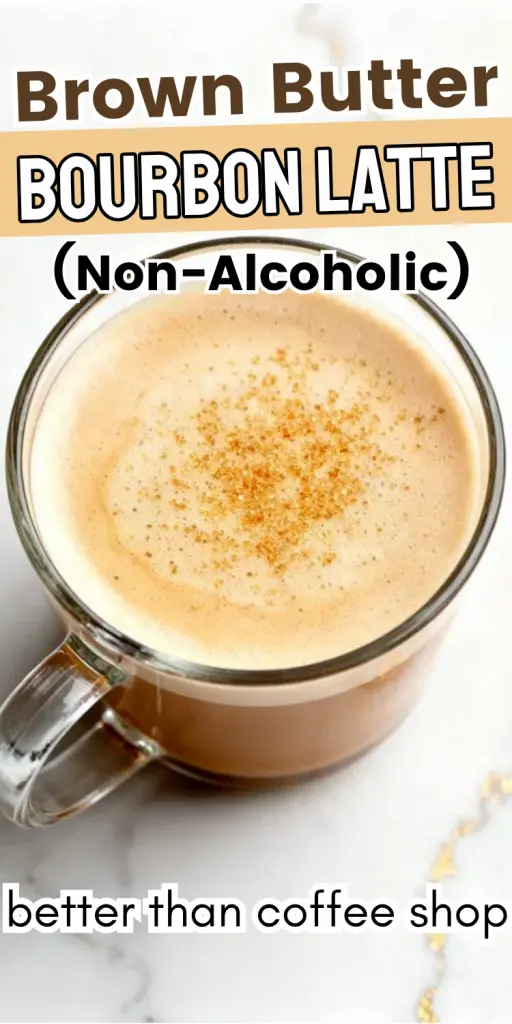 Brown Butter Bourbon Latte (Non-Alcoholic)