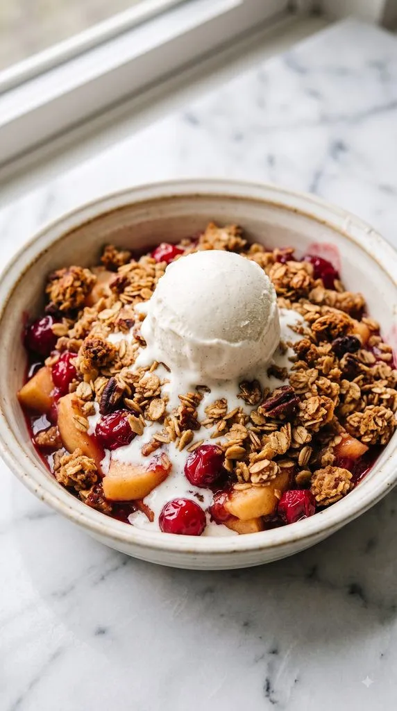 Cranberry Apple Crisp
